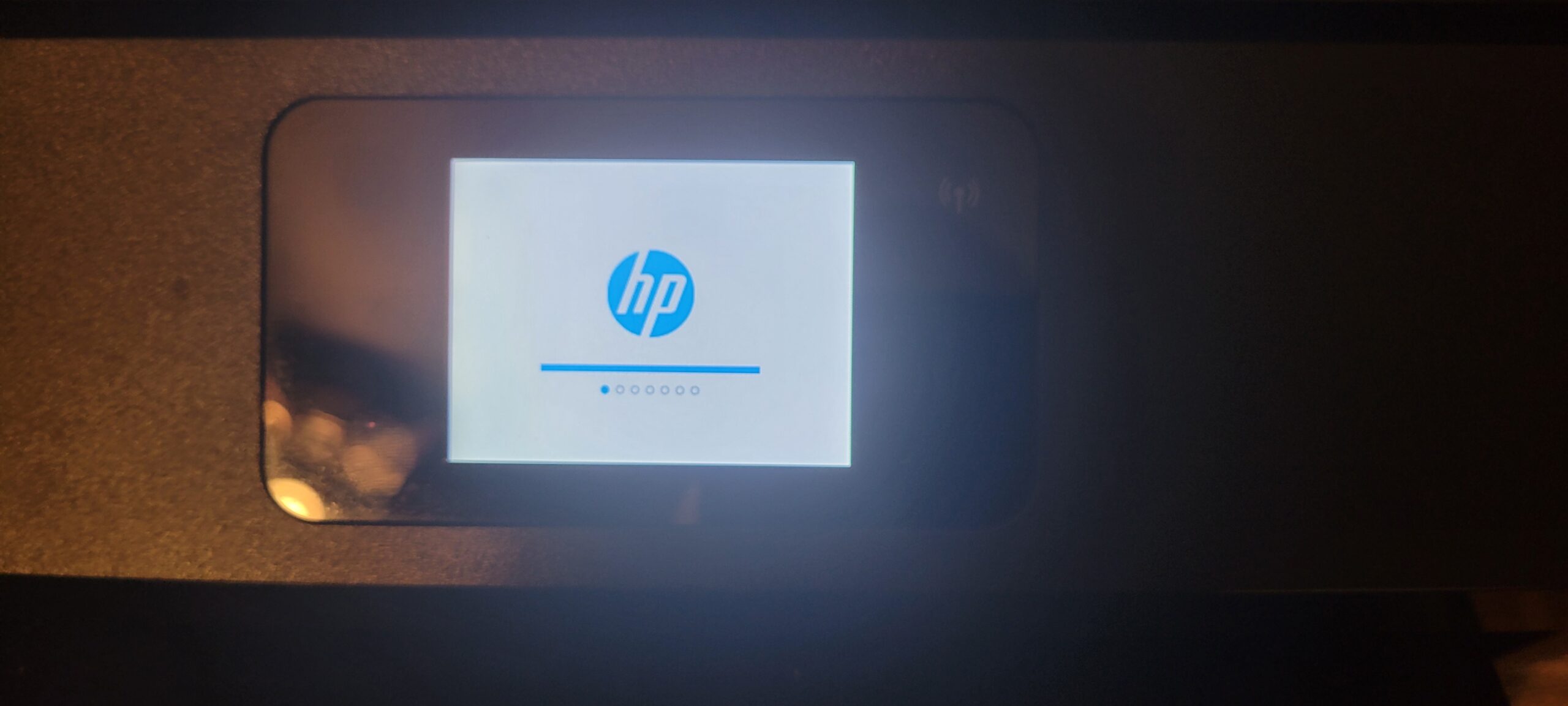 Why is my HP printer stuck in setup mode?